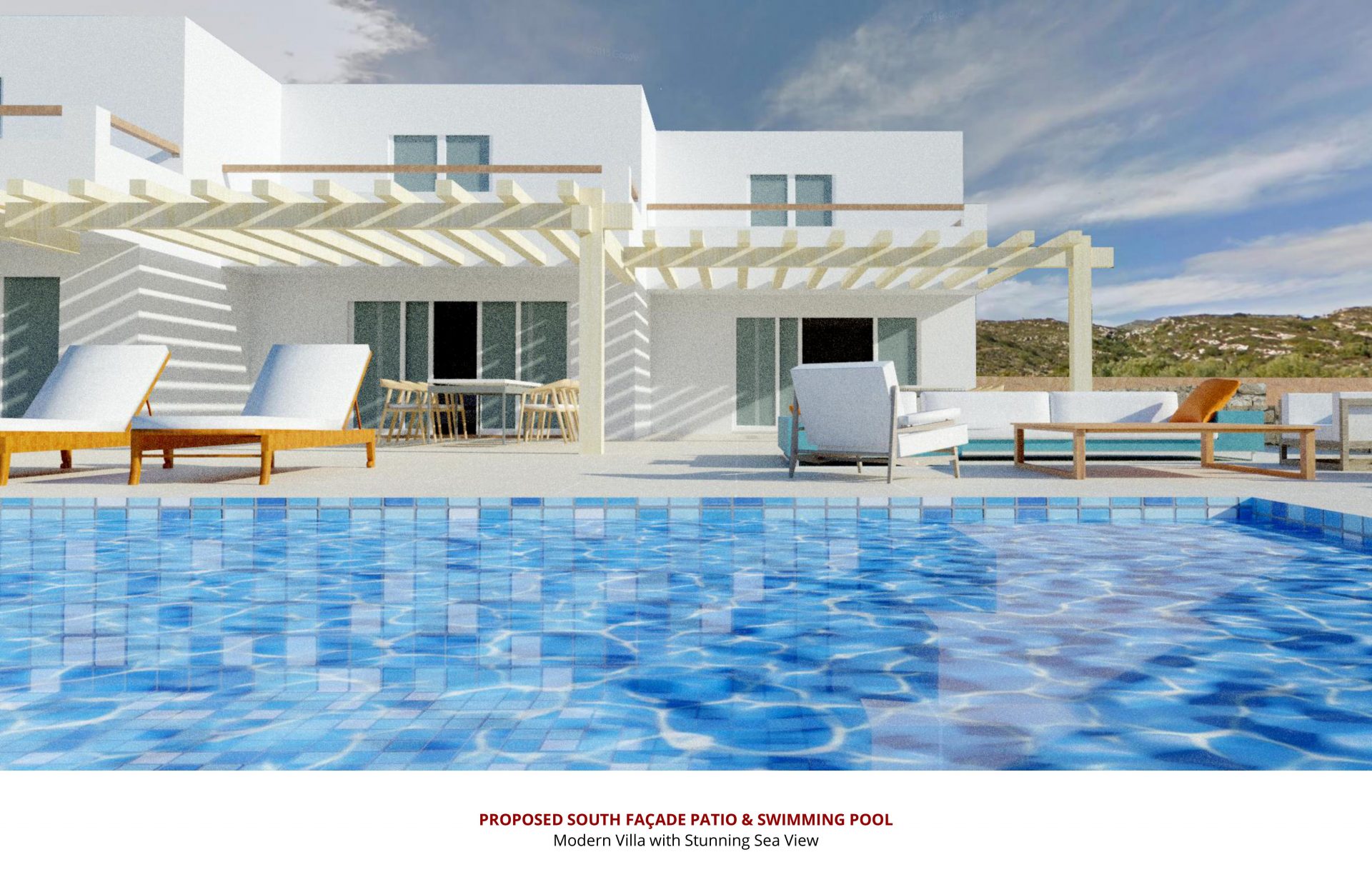 modern villa_rendering